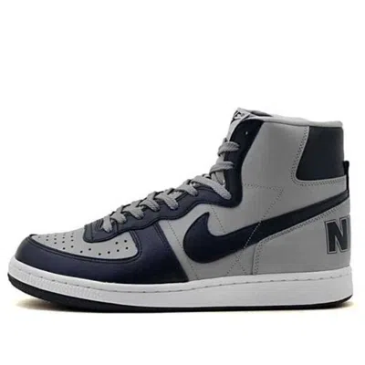 Nike Terminator High Basic Nd Leather 'blue Grey' In Black