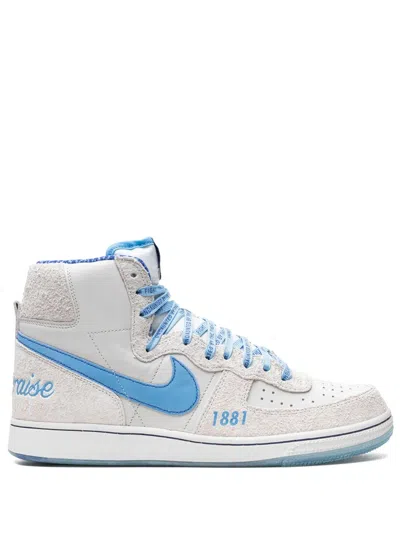 Nike Terminator High "spelman College" Sneakers In White