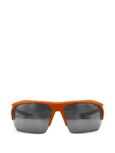 Nike Terminus Geometric Sunglasses In Orange