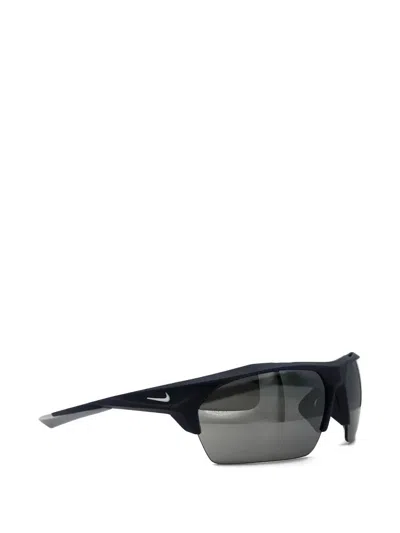 Nike Terminus Shield-frame Sunglasses In Black