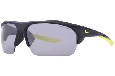 Pre-owned Nike Ternus Sunglasses In Matte Black/grey Silver Flash (ev1030/070) In Multi