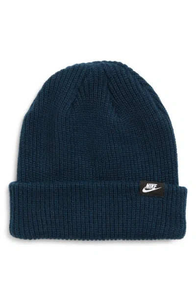 Nike Terra Futura365 Short Cuff Beanie In Blue