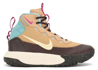 Pre-owned Nike Terrascout Rattan Sneakers In Hemp/burgundy Ash/denim Turquoise In Multi