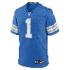 Nike Terrion Arnold Detroit Lions  Men's Nfl Game Football Jersey In Blue
