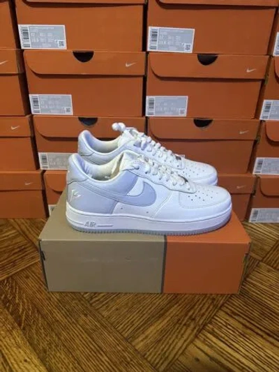 Pre-owned Nike Terror Squad X  Air Force 1 Low Qs Porpoise Size 8 - 13 — Fj5755 100 In White