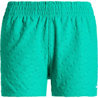 Nike Terry Cover-up Shorts In Stadium Green