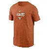 Nike Texas Orange Texas Longhorns 2-hit Stacked T-shirt In Orange