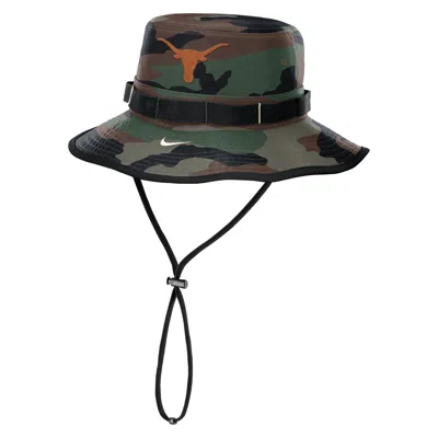 Nike Texas 2025 Military Appreciation Boonie  Men's Dri-fit College Bucket Hat In Brown