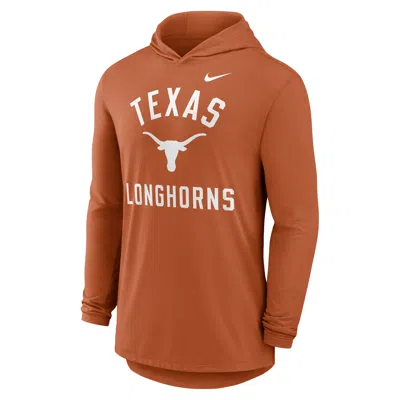 NIKE TEXAS CAMPUS ARCH  MEN'S DRI-FIT COLLEGE LONG-SLEEVE HOODED T-SHIRT,1015865684