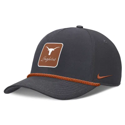 Nike Texas Legacy Letter Rise  Unisex Dri-fit College A-frame Adjustable Hat In Black