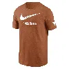Nike Texas Longhorns Campus Mascot  Men's College T-shirt In Orange