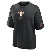 Nike Texas Longhorns Legacy Established Boxy  Women's College T-shirt In Black