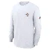 Nike Texas Longhorns Legacy Max90 Pocket  Men's College Long-sleeve T-shirt In White