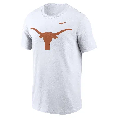 Nike White Texas Longhorns Primetime Evergreen Logo T-shirt