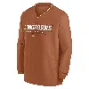 Nike Texas Longhorns Sideline  Men's College Long-sleeve Windshirt In Orange