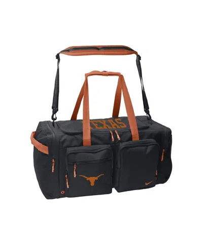 Nike Texas Longhorns Utility Power Duffelâ Bag In Black