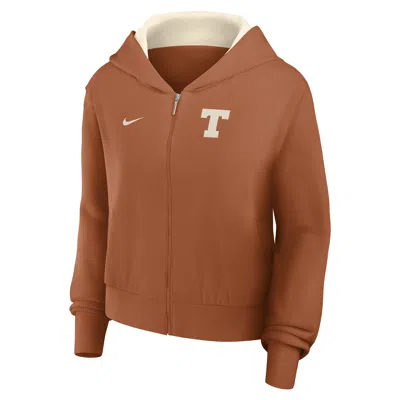 Nike Texas Mantra  Women's College Full-zip Hoodie In Brown