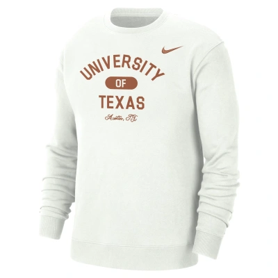 Nike Texas  Men's College Crew-neck Top In White