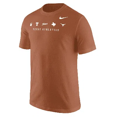 Nike Texas  Men's College T-shirt In Orange