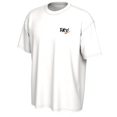 Nike Texas  Men's College T-shirt In White