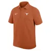 Nike Texas  Men's Dri-fit College Polo In Brown