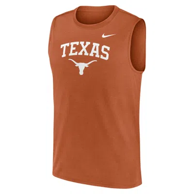 Nike Texas Primetime Arch Legend  Men's Dri-fit College Muscle Tank Top In Brown