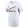 Nike Men's White Texas Longhorns Primetime 2-hit Swoosh T-shirt In White