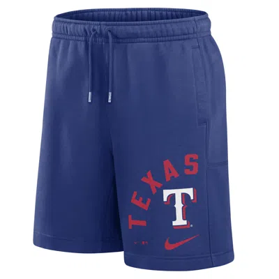 Nike Texas Rangers Arched Kicker  Men's Mlb Shorts In Blue