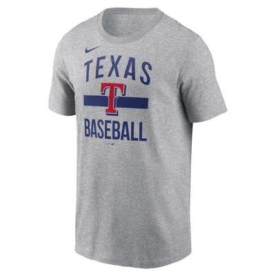 Nike Heather Gray Texas Rangers Arched T-shirt