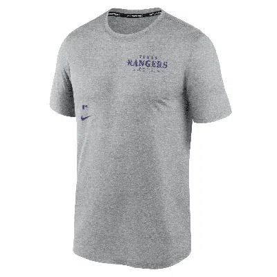 Nike Texas Rangers Authentic Collection Early Work Menâs  Men's Dri-fit Mlb T-shirt In Gray