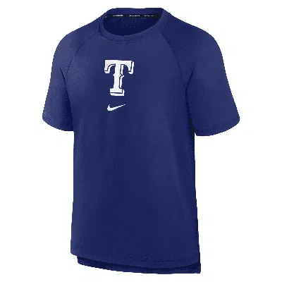 Nike Texas Rangers Authentic Collection Pregame  Men's Dri-fit Mlb T-shirt In Blue