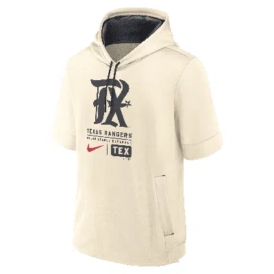 Nike Texas Rangers City Connect  Men's Mlb Short-sleeve Pullover Hoodie In Brown