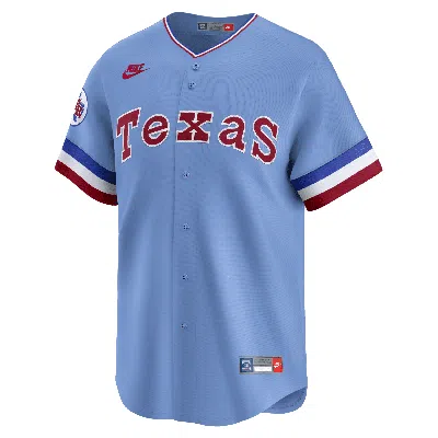 Nike Texas Rangers Cooperstown  Men's Dri-fit Adv Mlb Limited Jersey In Blue