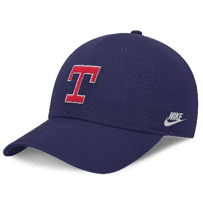 Nike Texas Rangers Rewind Cooperstown Club  Men's Mlb Adjustable Hat In Black