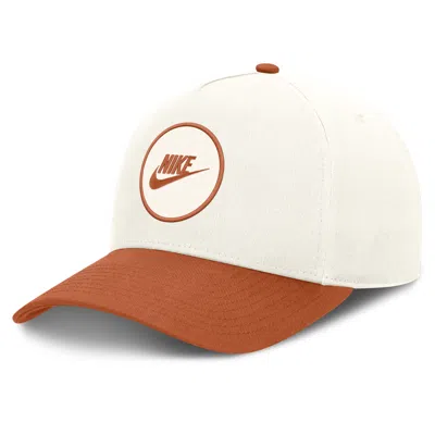 Nike Texas Rise  Unisex Dri-fit College A-frame Adjustable Hat In White