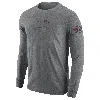 Nike Texas Southern  Men's College Long-sleeve T-shirt In Grey