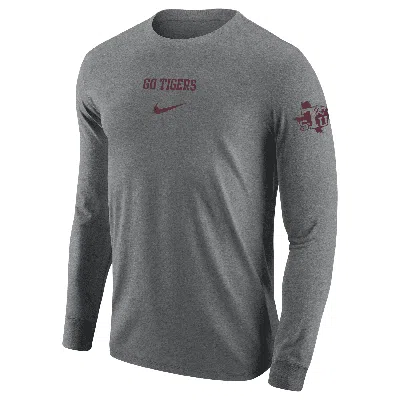 Nike Texas Southern  Men's College Long-sleeve T-shirt In Gray