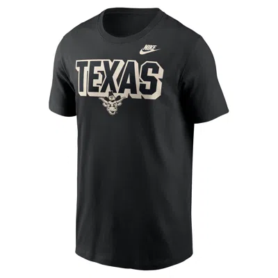 Nike Texas Team Bold  Men's College T-shirt In Black