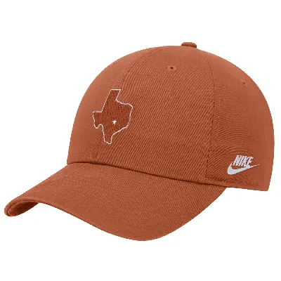 Nike Texas  Unisex College Adjustable Cap In Brown