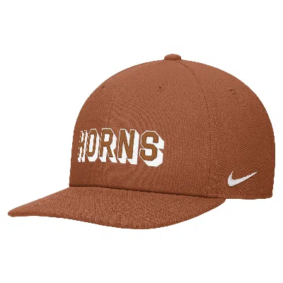 Nike Texas  Unisex College Snapback Hat In Brown