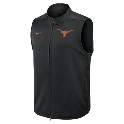 NIKE TEXAS VICTORY  MEN'S THERMA-FIT COLLEGE FULL-ZIP VEST,1015865256
