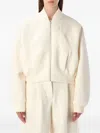 Nike Destroyer Modal-blend Jersey Bomber Jacket In Gray