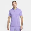 Nike The  Men's Polo Rafa Slim-fit Polo In Purple