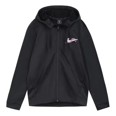 Nike Therma Dri-fit Full-length Zipper Cardigan Training Hoodie Black