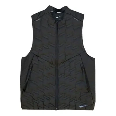 Nike Therma-fit Adv Repel Light Waterproof Running Sports Down Vest Black