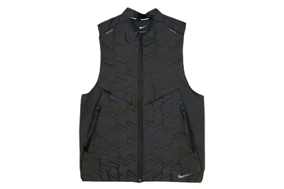 Pre-owned Nike Therma-fit Adv Repel Running Vest Black