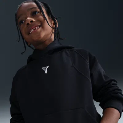 Nike Therma-fit Kobe Bryant Little Kids' Hoodie In Black