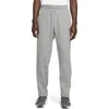 Nike Men's Relaxed-fit Therma-fit Open Hem Fitness Pants In Grey Heather/grey/black