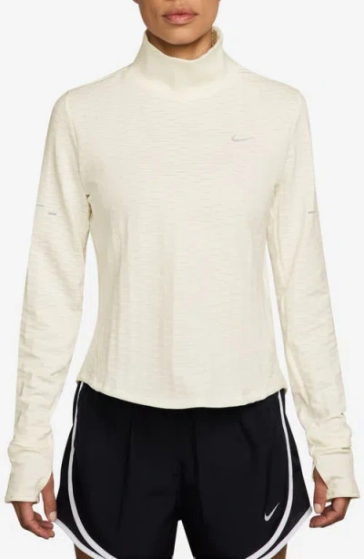 Nike Therma-fit Swift Mock Neck Running Top In Multi