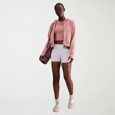 Nike Therma-fit Womens Long Sleeve Fleece Zipper Active Hoodie In Multi